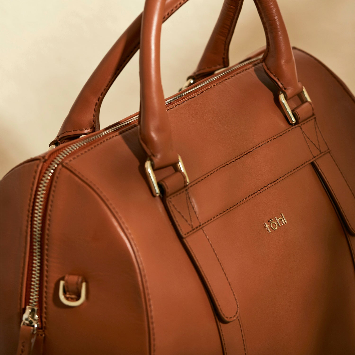 NASSAU WOMEN'S HANDBAG - COGNAC