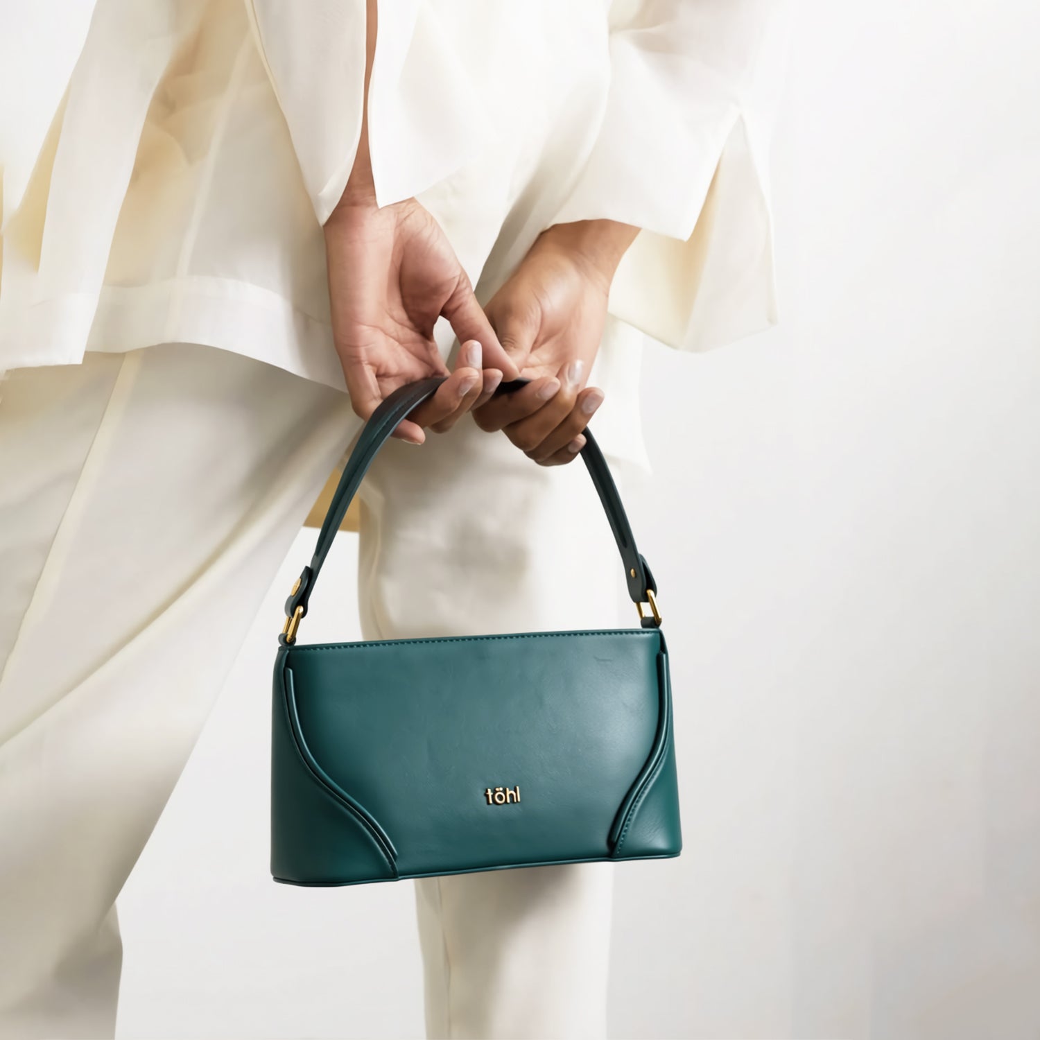 NICOLE WOMEN'S BAGUETTE BAG - TEAL