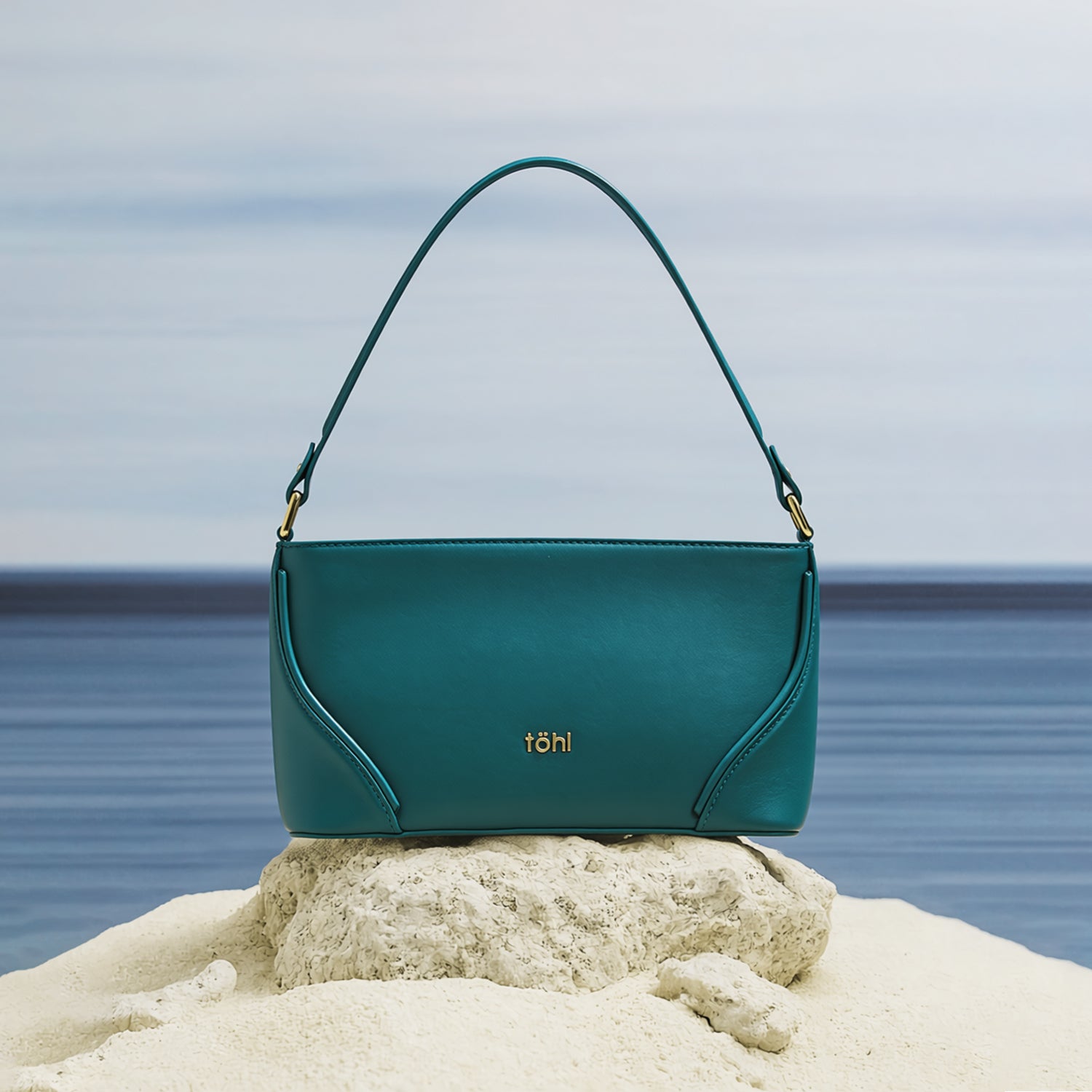 NICOLE WOMEN'S BAGUETTE BAG - TEAL