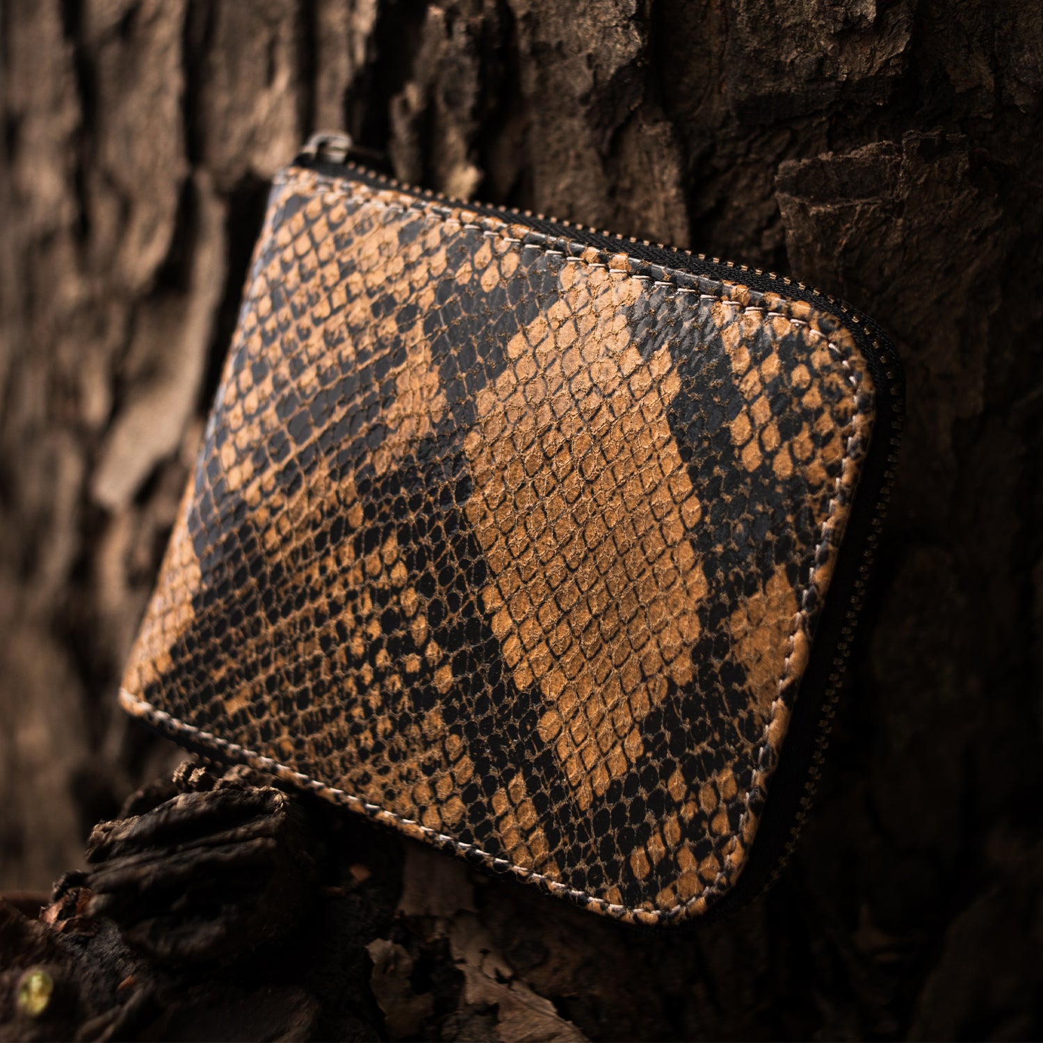 மஞ்சள் நிற ஆண்கள் பணப்பை - வனப் பச்சை