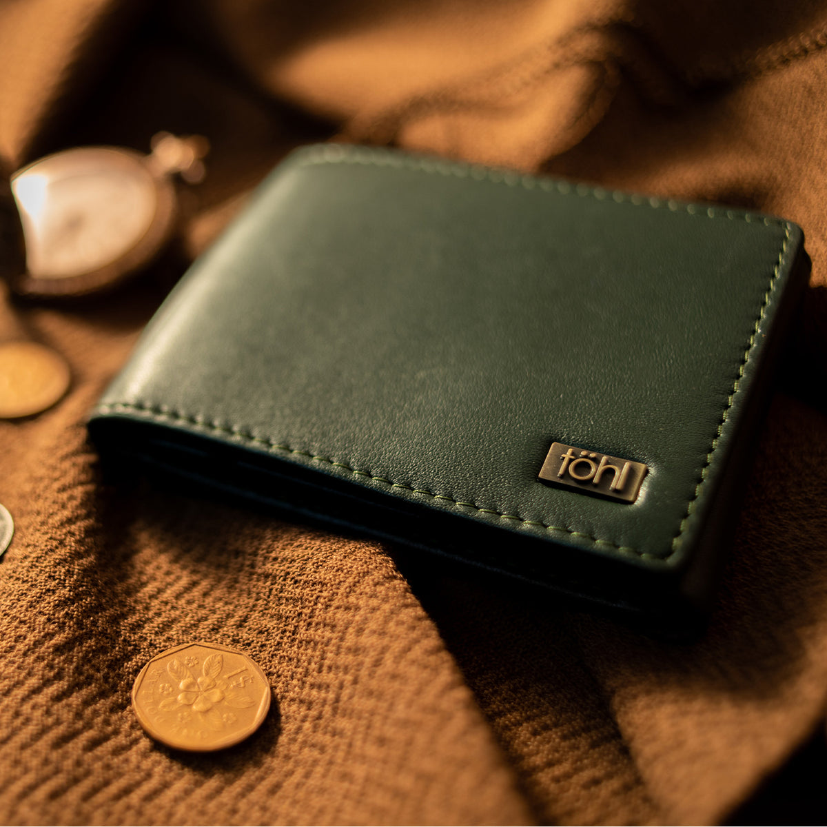 NORTH MEN'S WALLET - FOREST GREEN