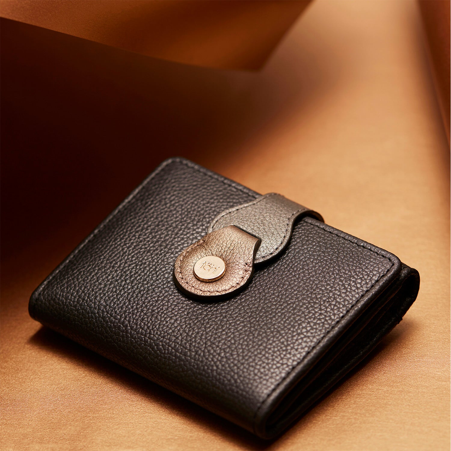 PALMA MINI WOMEN'S WALLET - CHARCOAL BLACK