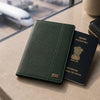 PASCAL PASSPORT CASE - FOREST GREEN