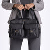 PEPYS WOMEN'S HANDBAG - CHARCOAL BLACK