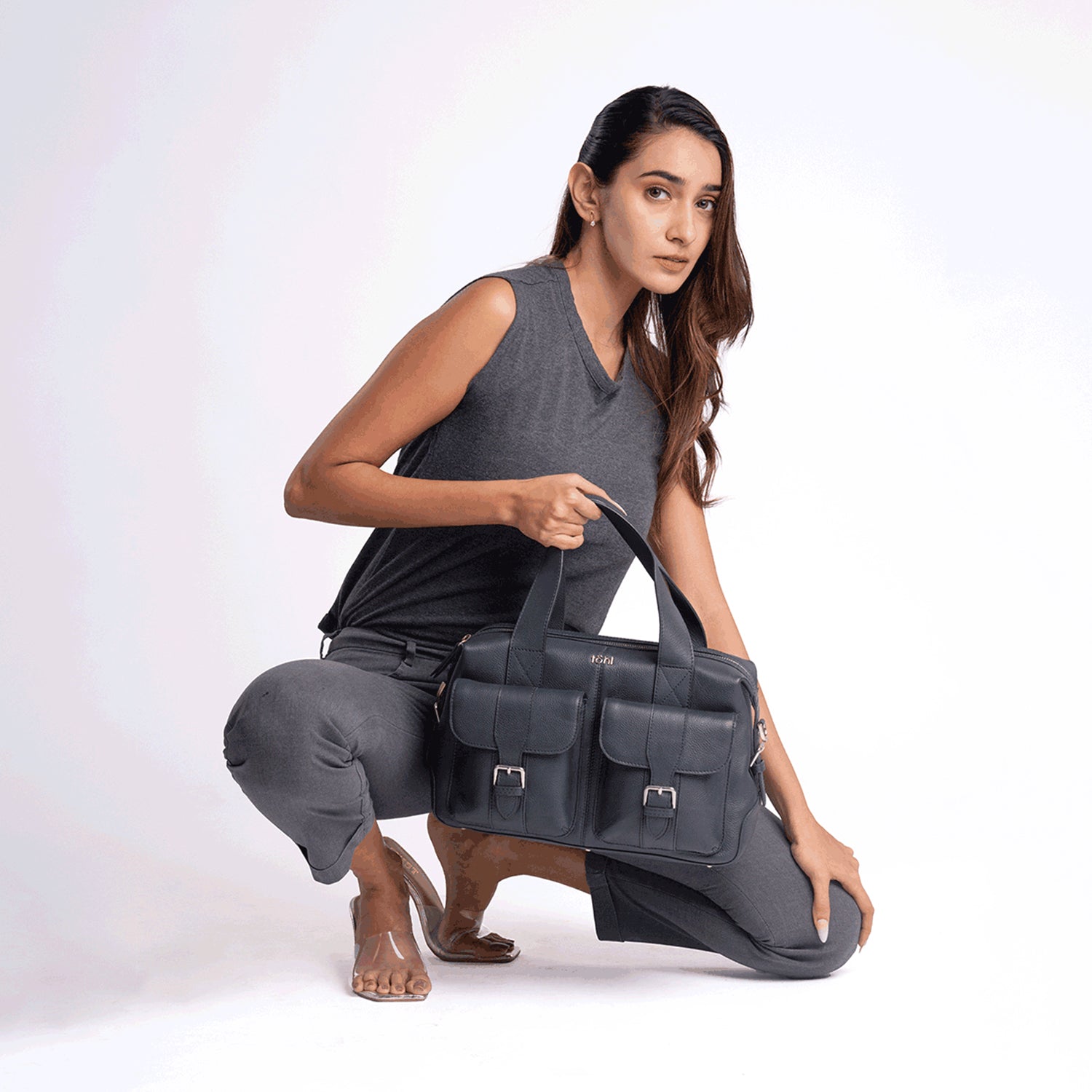 PEPYS WOMEN'S HANDBAG - NAVY