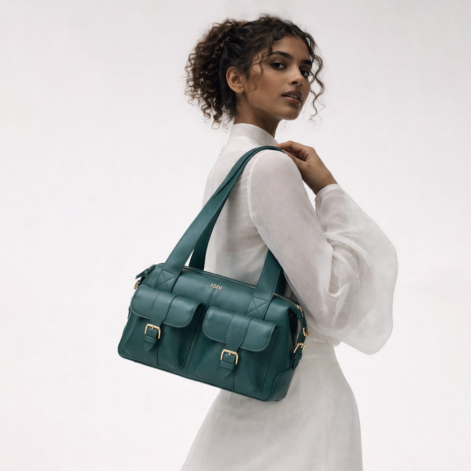 PEPYS WOMEN'S SHOULDER BAG - TEAL