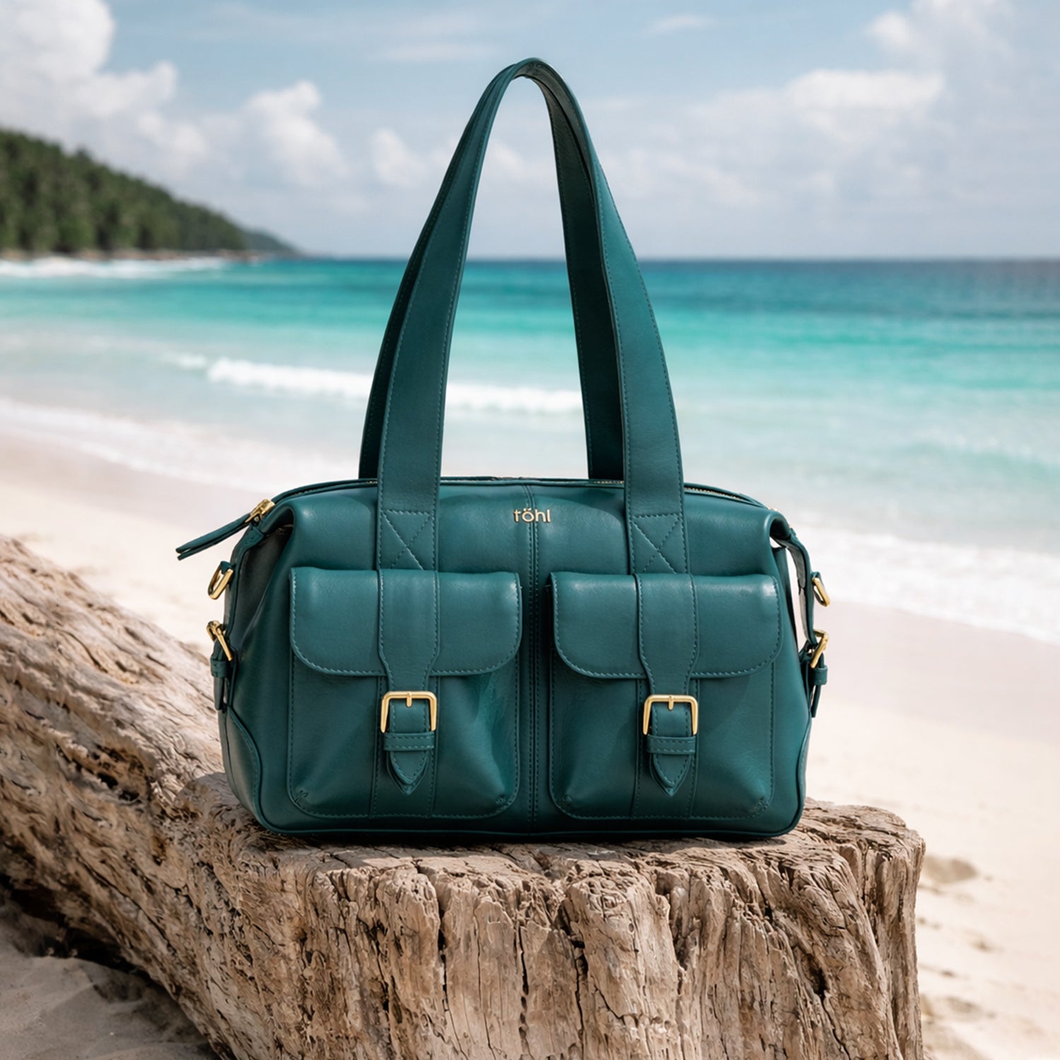 PEPYS WOMEN'S SHOULDER BAG - TEAL