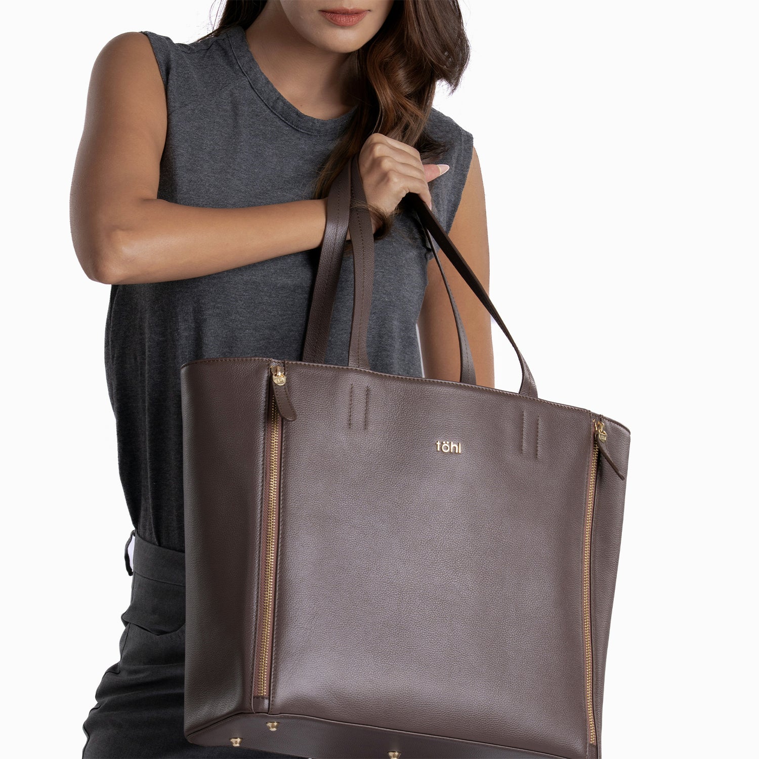 RIVINGTON WOMEN'S TOTE BAG - COFFEE