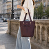 RUSSELL WOMEN'S TOTE BAG - PLUM