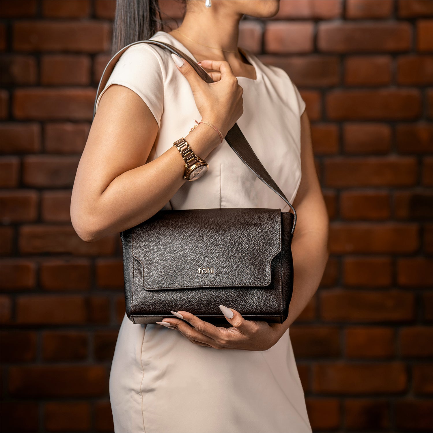 SERENA WOMEN'S SHOULDER BAG - T MORO