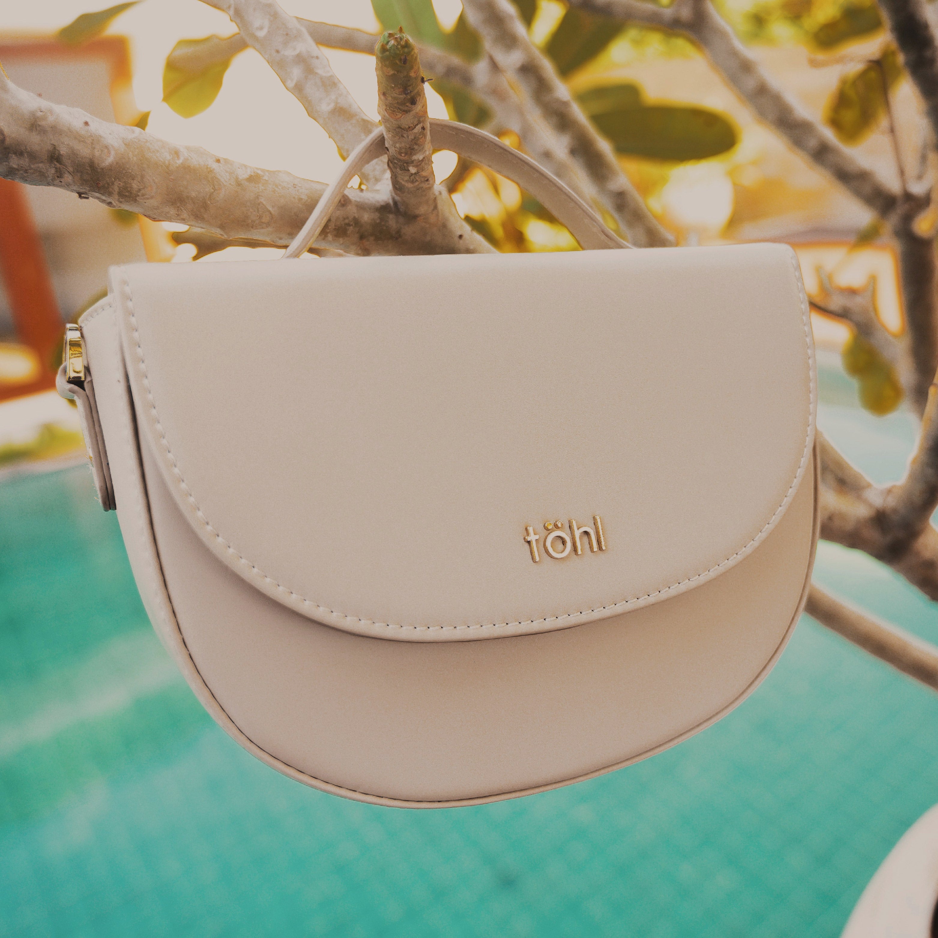 SWINTON WOMEN'S CROSSBODY BAG - LIGHT NUDE