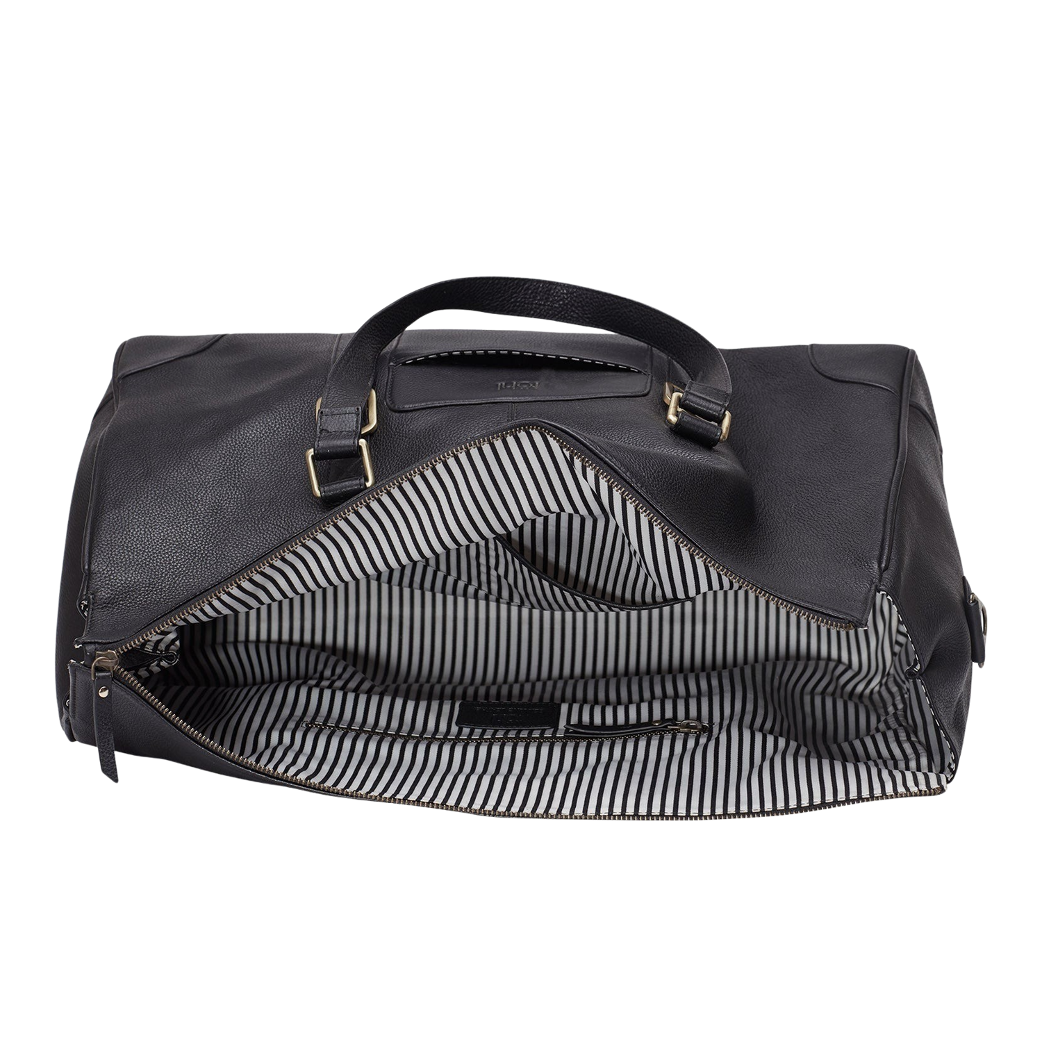 PONTE MEN'S DUFFLE BAG - CHARCOAL BLACK