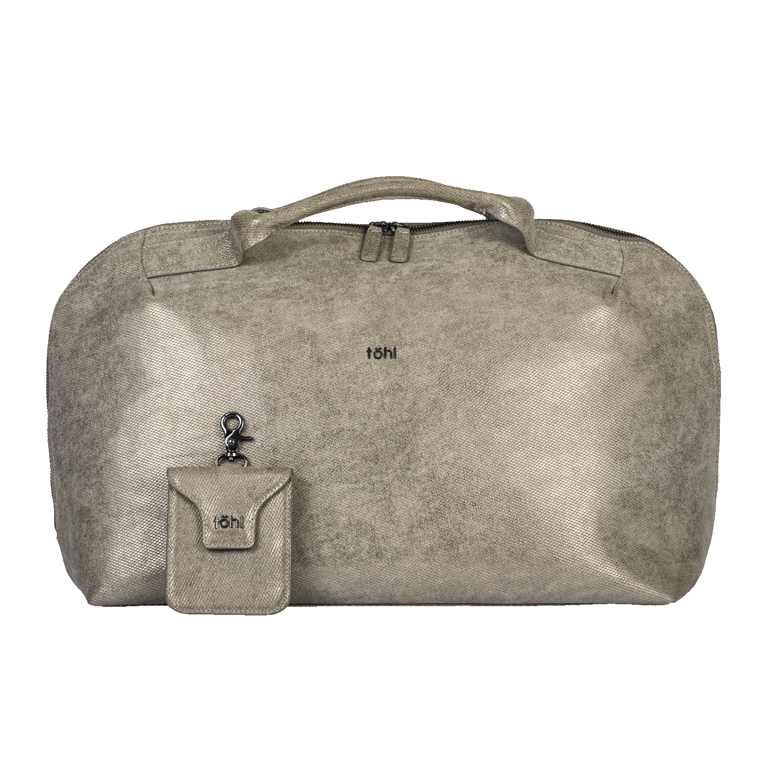 CIPHER MEN'S DUFFLE BAG - METALLIC BRONZE