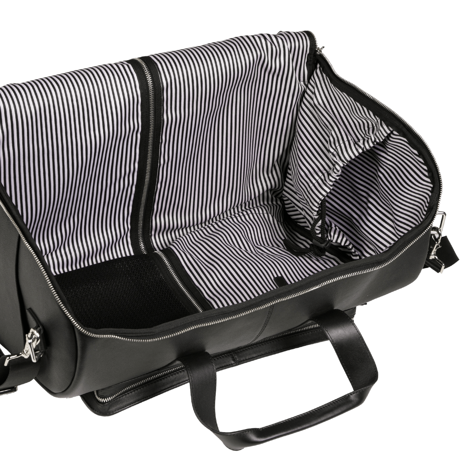 MARCEL MEN'S GARMENT DUFFLE BAG - BLACK
