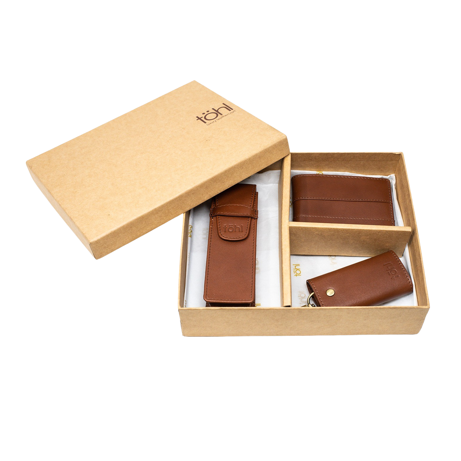 KIROV MEN'S GIFT SET - VINTAGE TAN