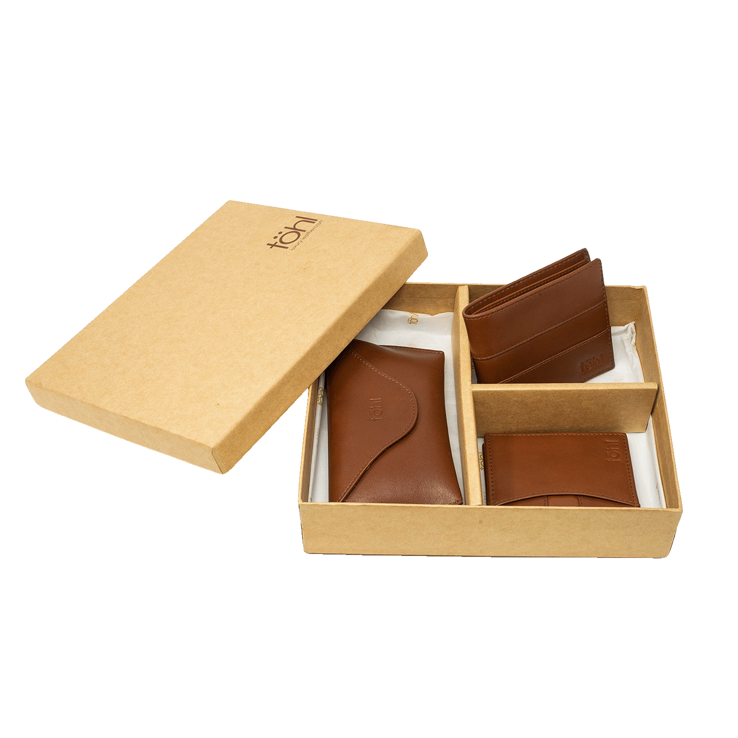 VOLTERRA MEN'S GIFT SET - VINTAGE TAN