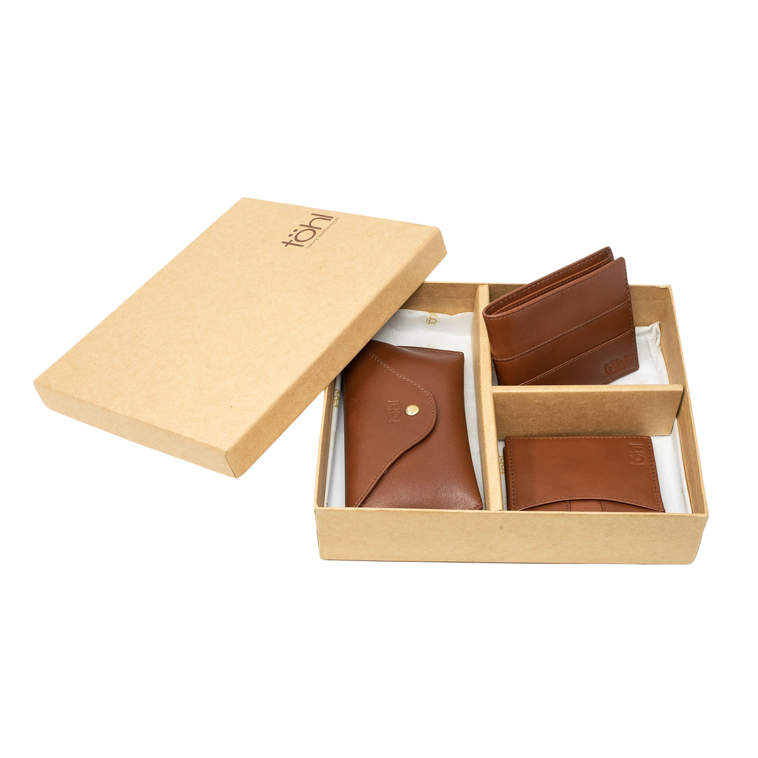 VOLTERRA MEN'S GIFT SET - VINTAGE TAN