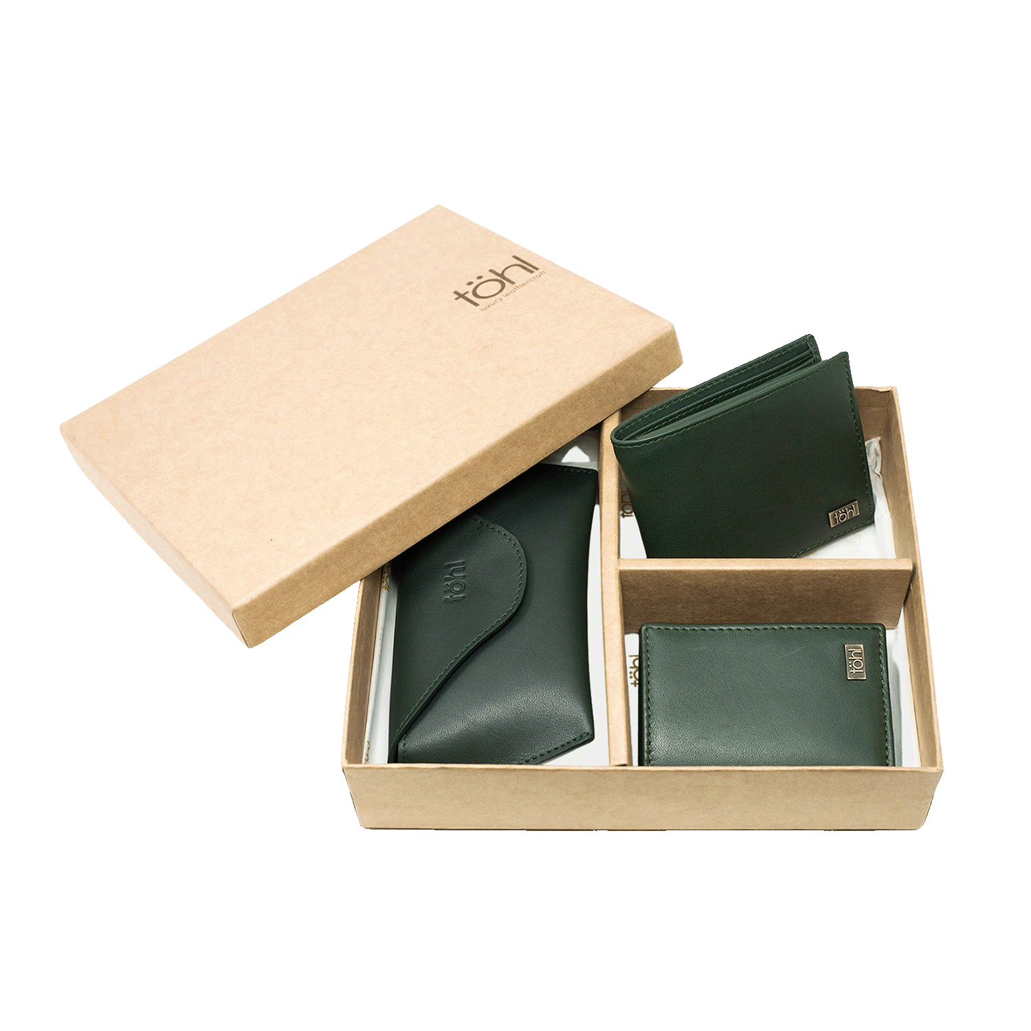 VOLTERRA MEN'S GIFT SET - FOREST GREEN