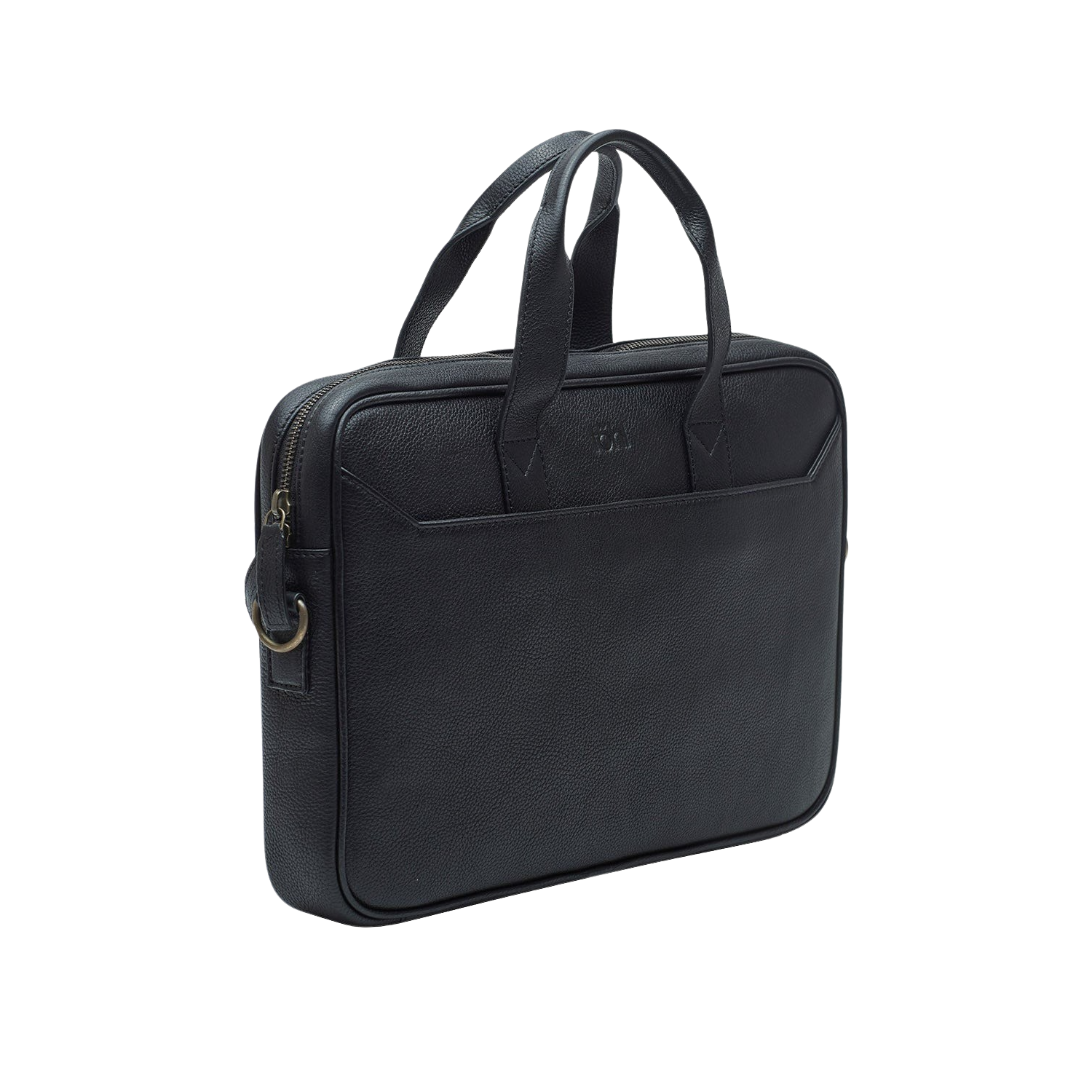 VETTORE MEN'S LAPTOP BAG - CHARCOAL BLACK