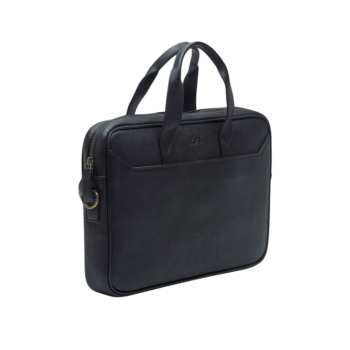 VETTORE MEN'S LAPTOP BAG - CHARCOAL BLACK