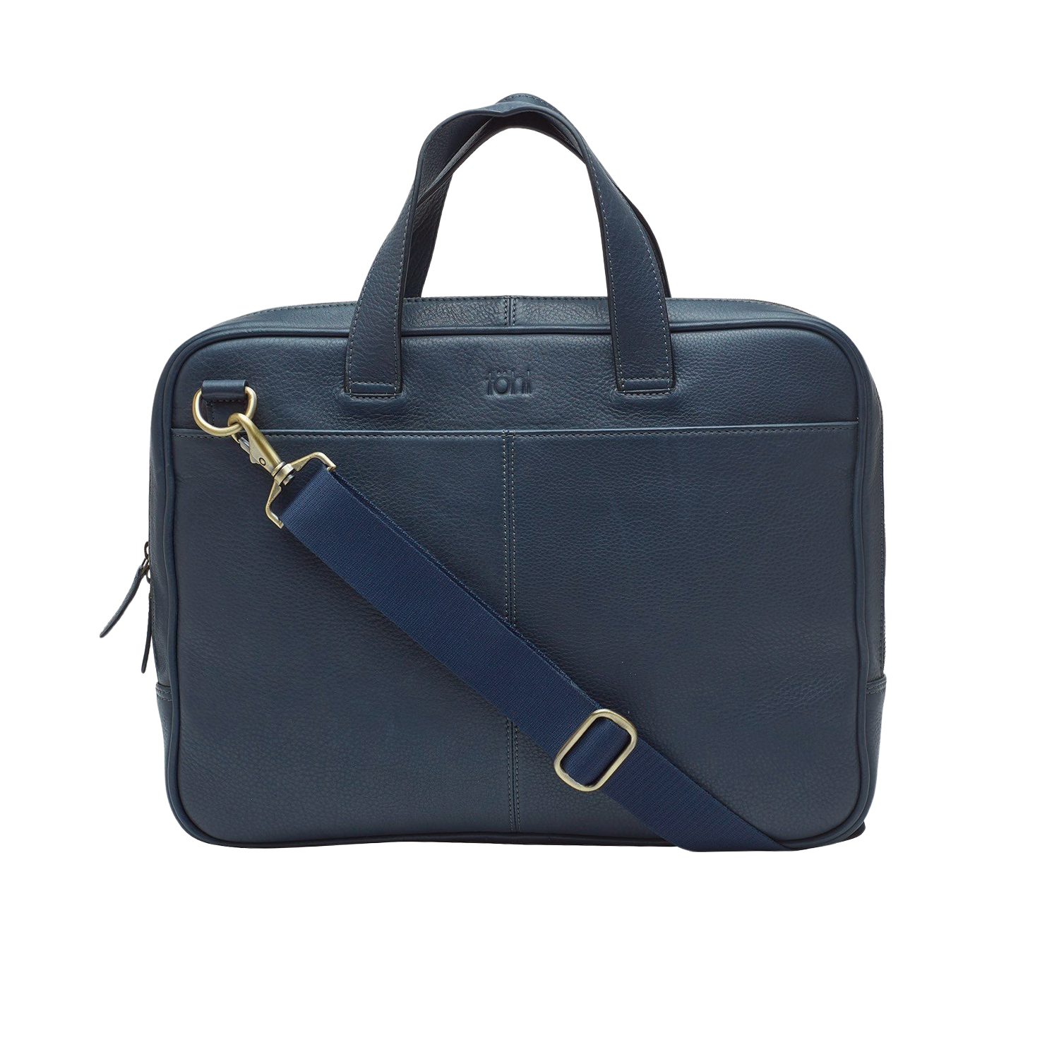 BONAZZI MEN'S LAPTOP BAG - NAVY