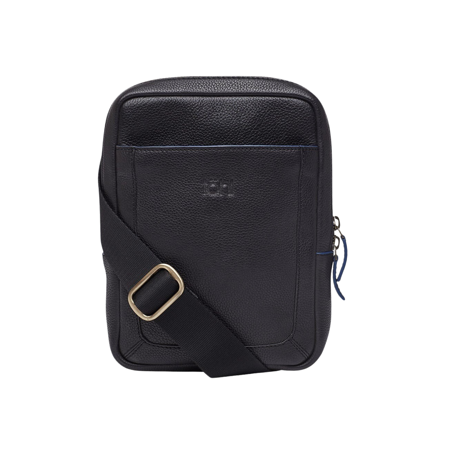 SAVONA MEN'S CROSSBODY & MESSENGER BAG - CHARCOAL BLACK