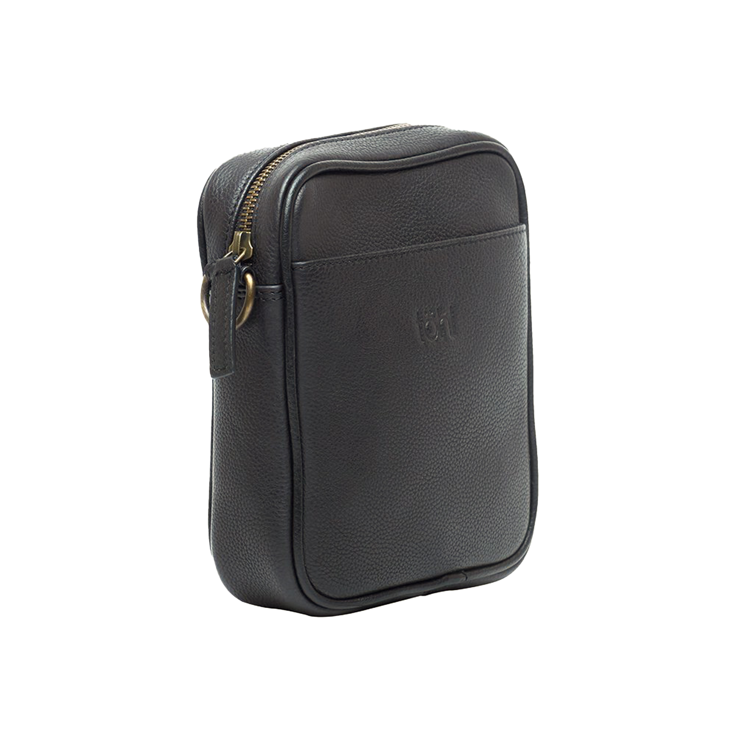 CALLE MEN'S CROSSBODY & MESSENGER BAG - CHARCOAL BLACK