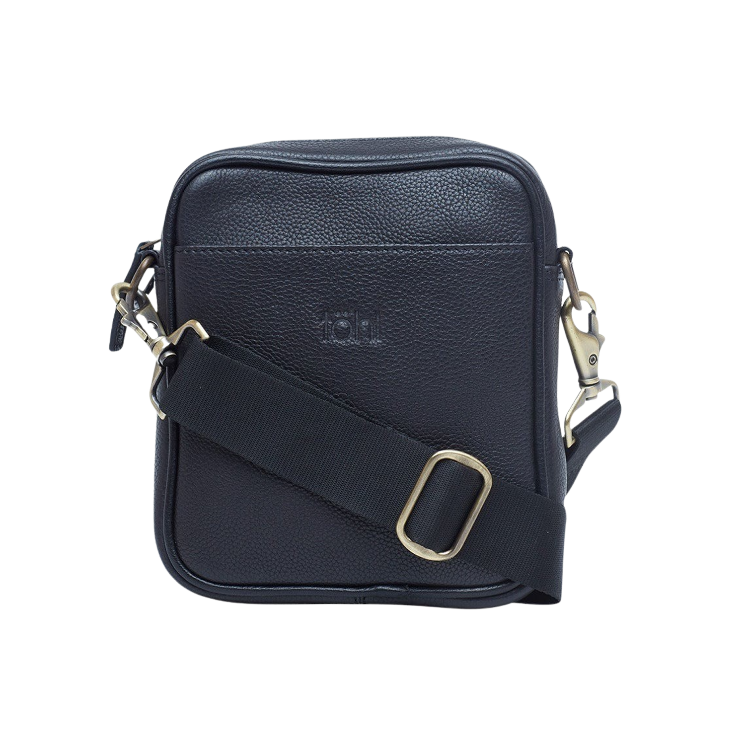 CALLE MEN'S CROSSBODY & MESSENGER BAG - CHARCOAL BLACK