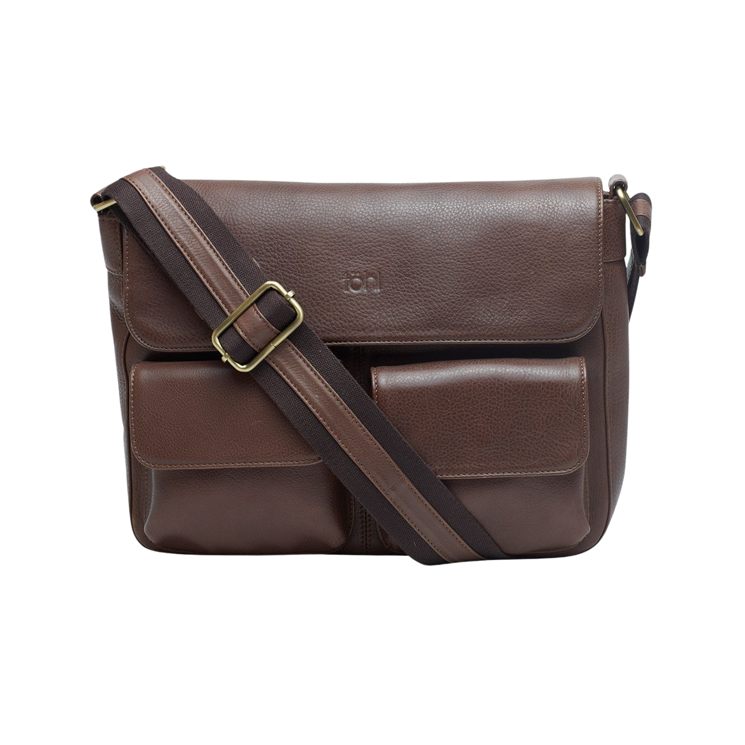 PASSO MEN'S CROSSBODY & MESSENGER BAG - MUD