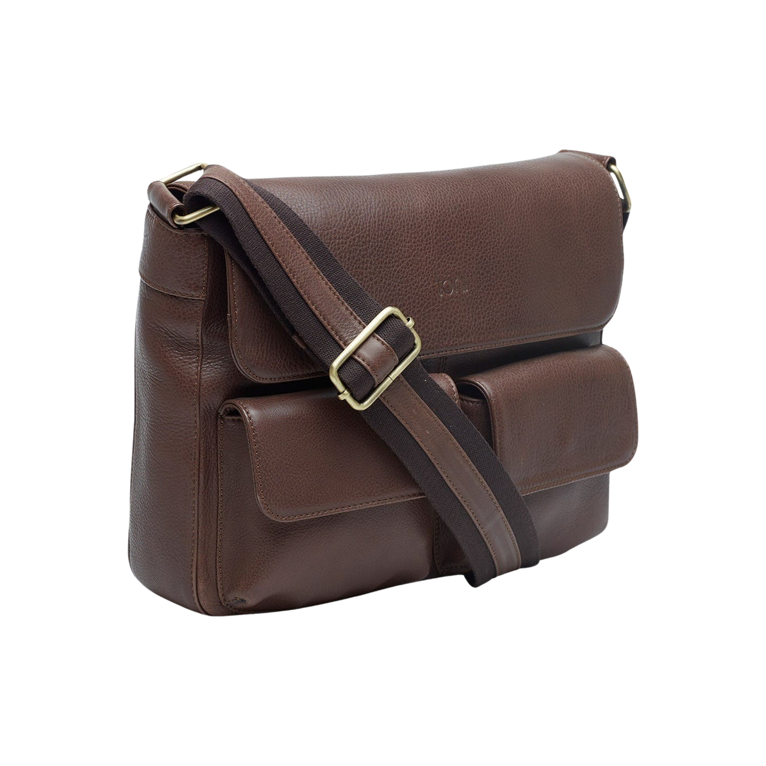 PASSO MEN'S CROSSBODY & MESSENGER BAG - MUD