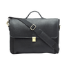VARONA MEN'S VALISE & SATCHEL - CHARCOAL BLACK