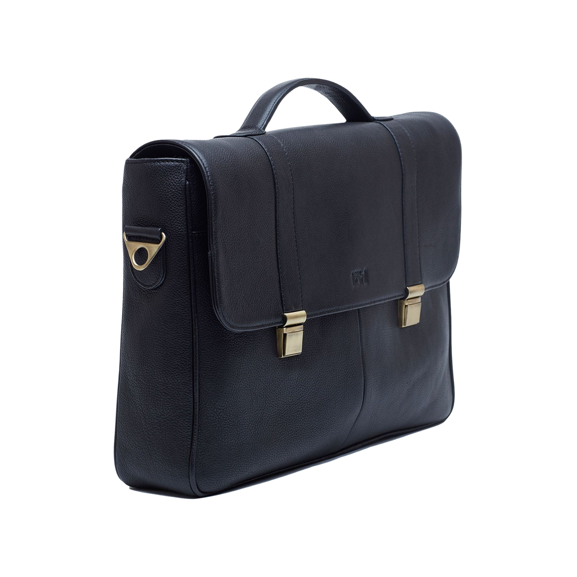 CUNEO MEN'S VALISES & SATCHELS - CHARCOAL BLACK