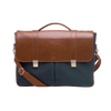 LECCO MEN'S VALISE & SATCHEL - NAVY