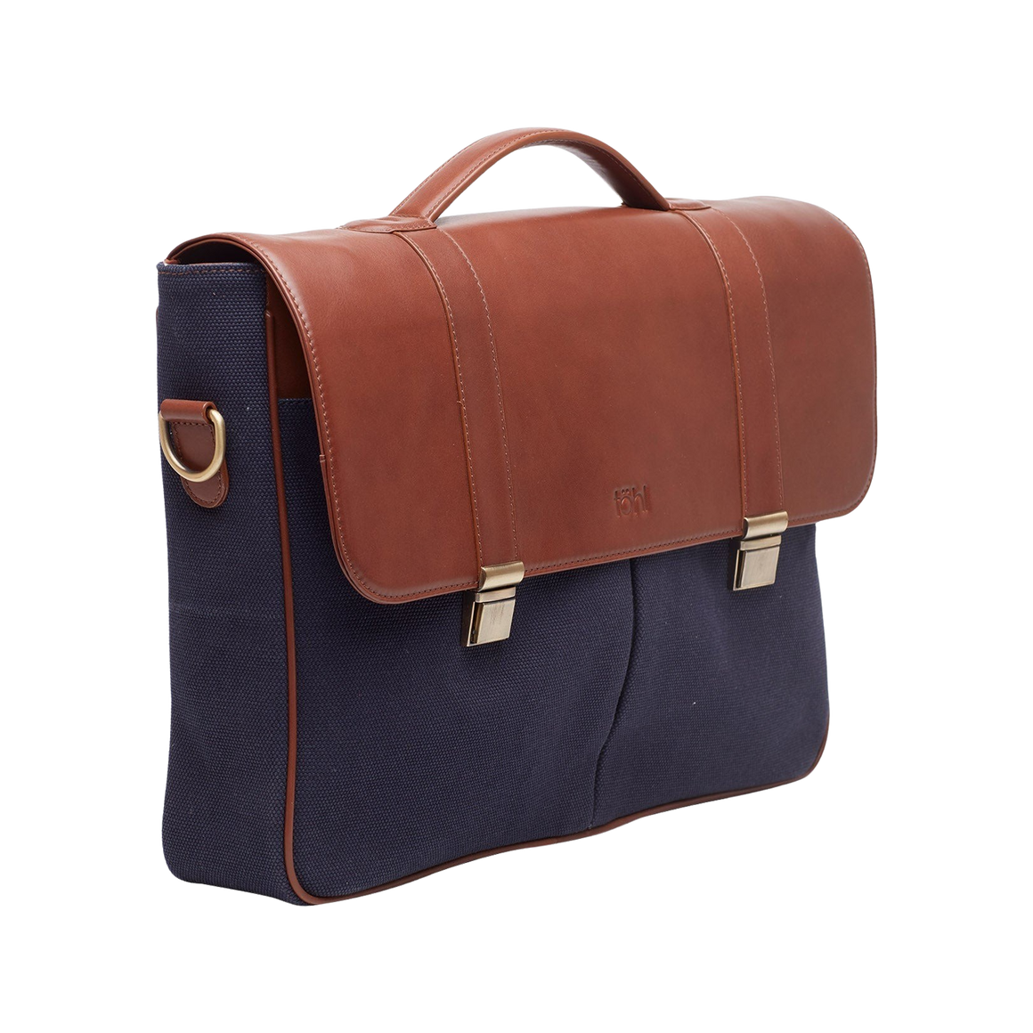 LECCO MEN'S VALISES & SATCHELS - NAVY