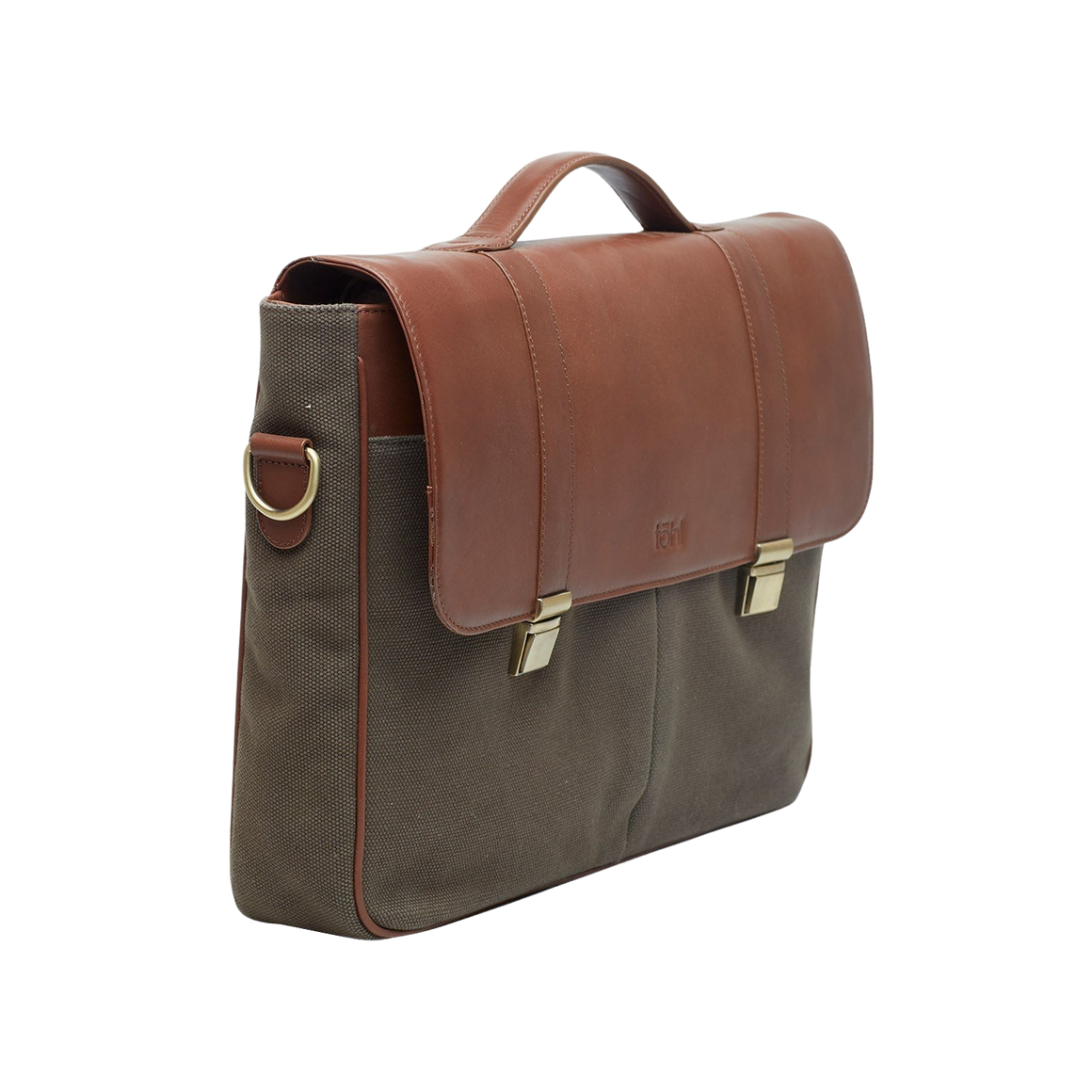 LECCO MEN'S VALISES & SATCHELS - OLIVE