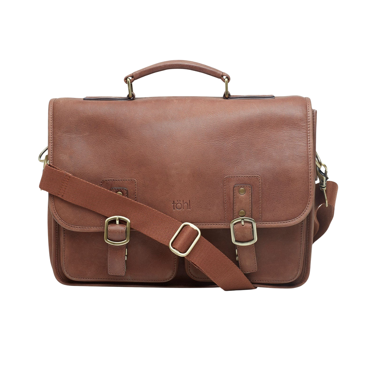 CATANIA MEN'S VALISE & SATCHEL - TAN