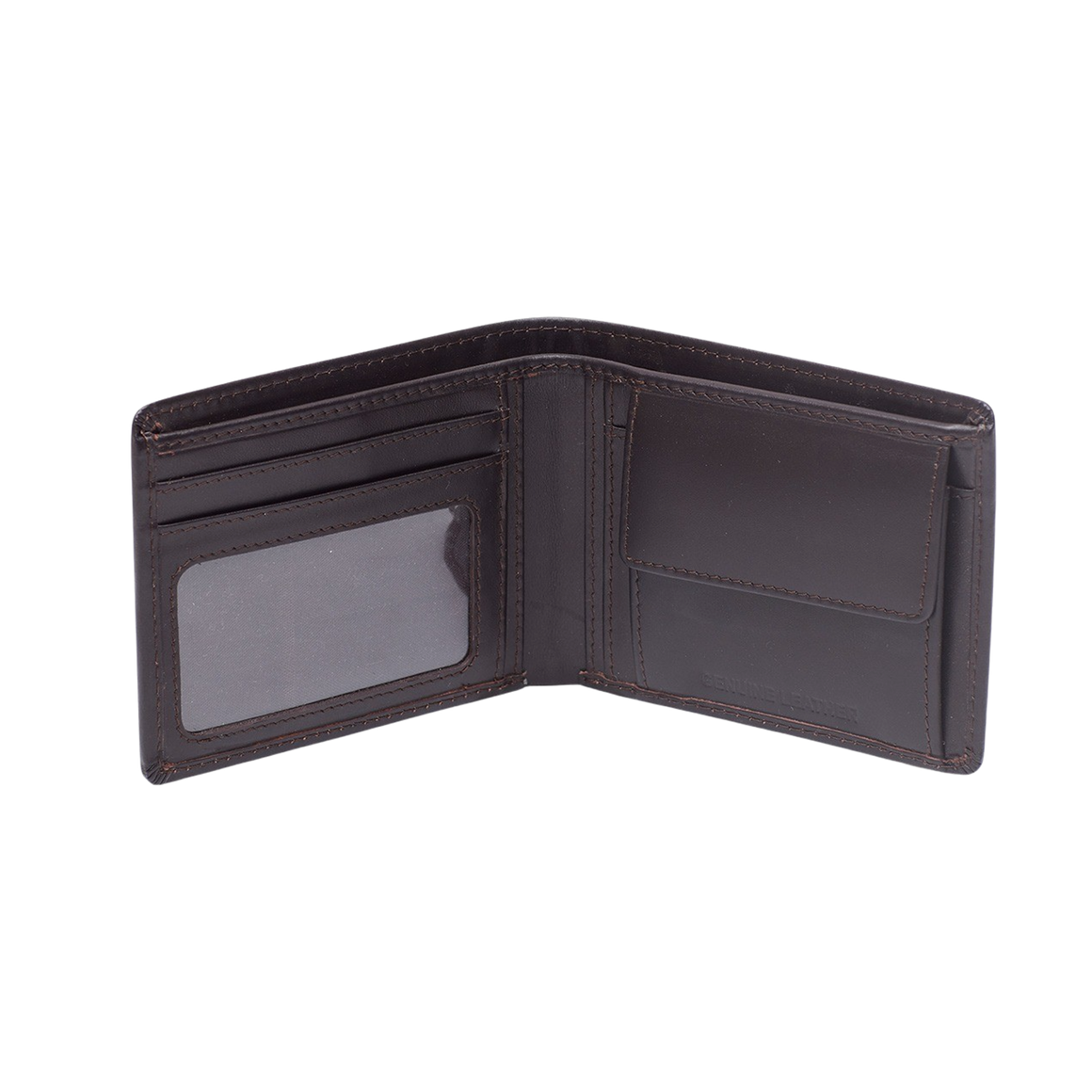 BORGO MEN'S WALLET - DARK BROWN