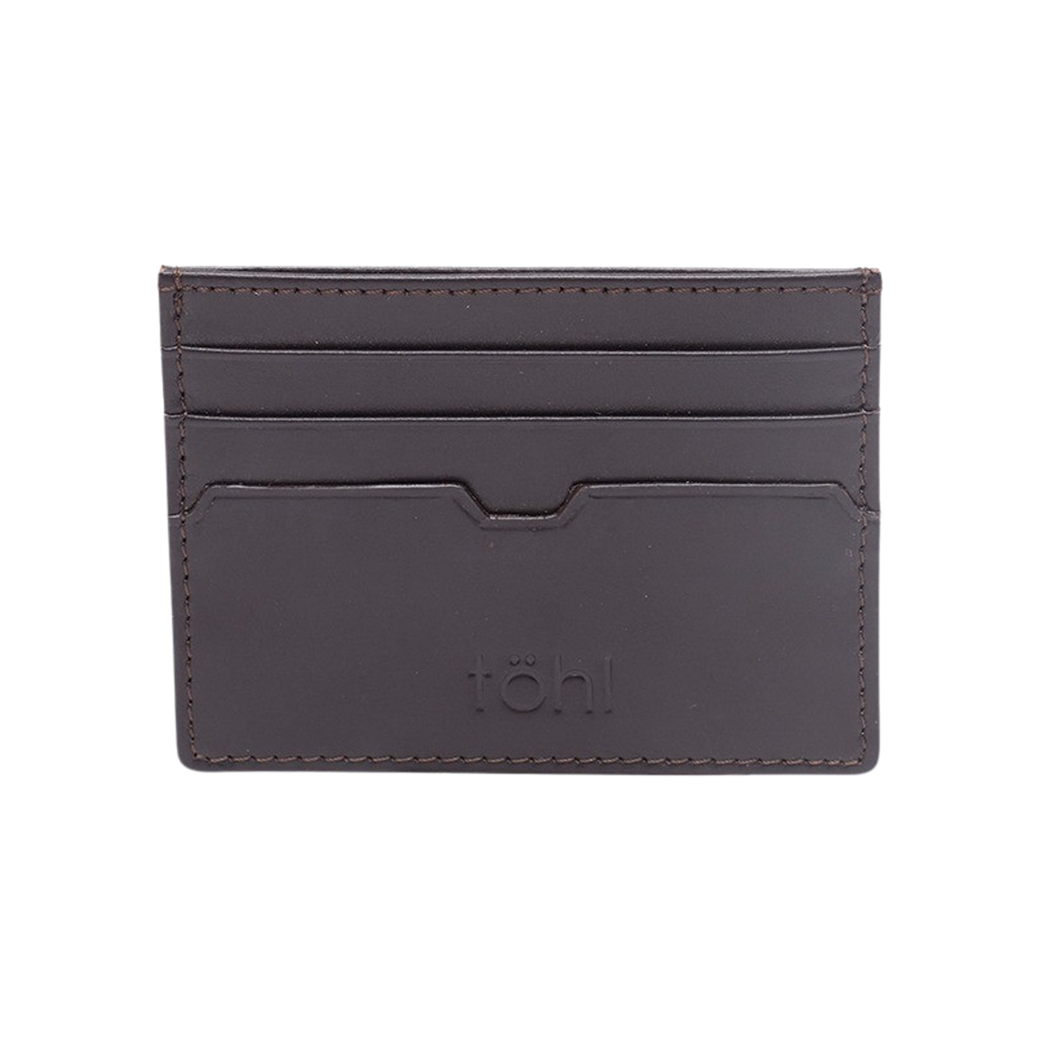 ZELO MEN'S CARD HOLDER - DARK BROWN