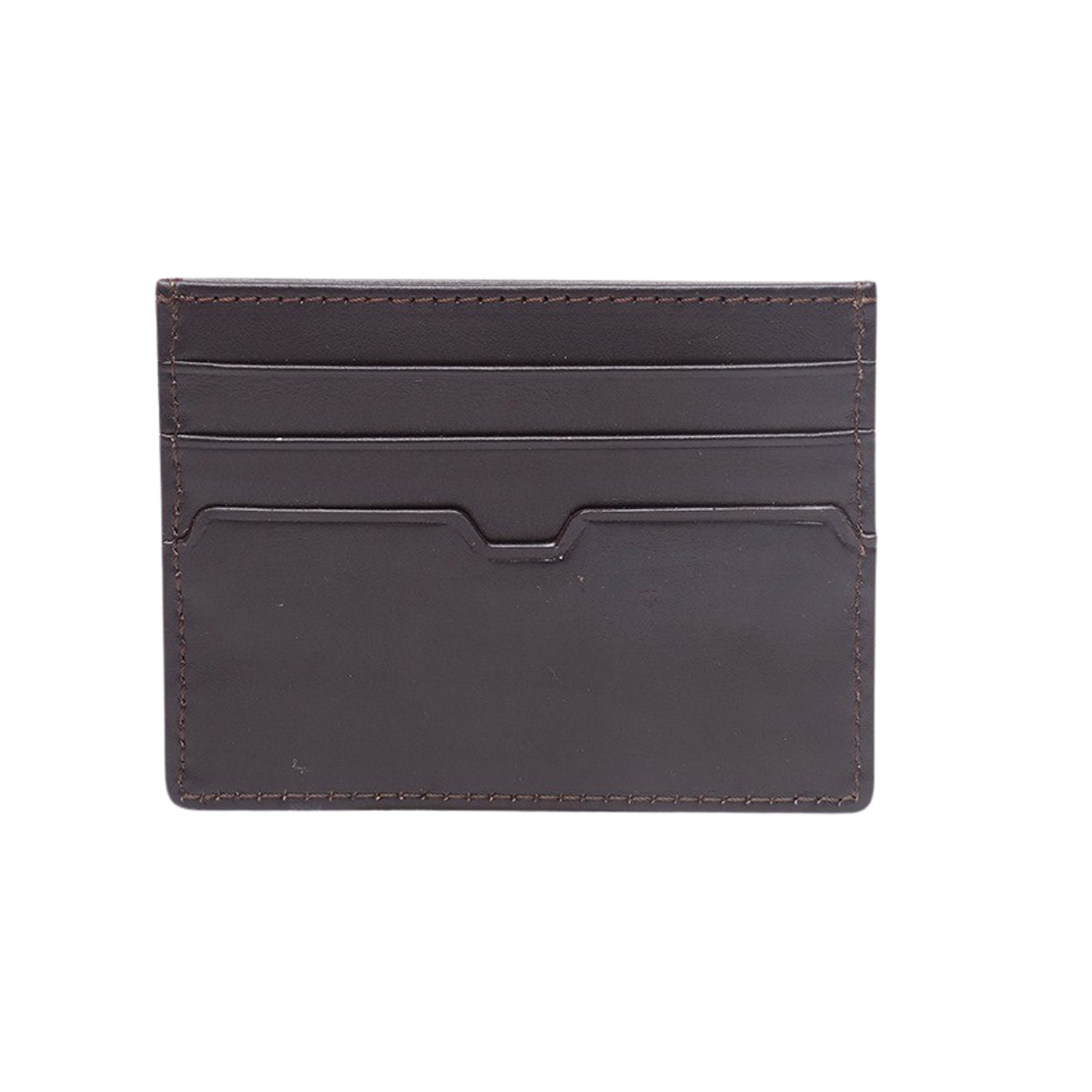 ZELO MEN'S CARD HOLDER - DARK BROWN