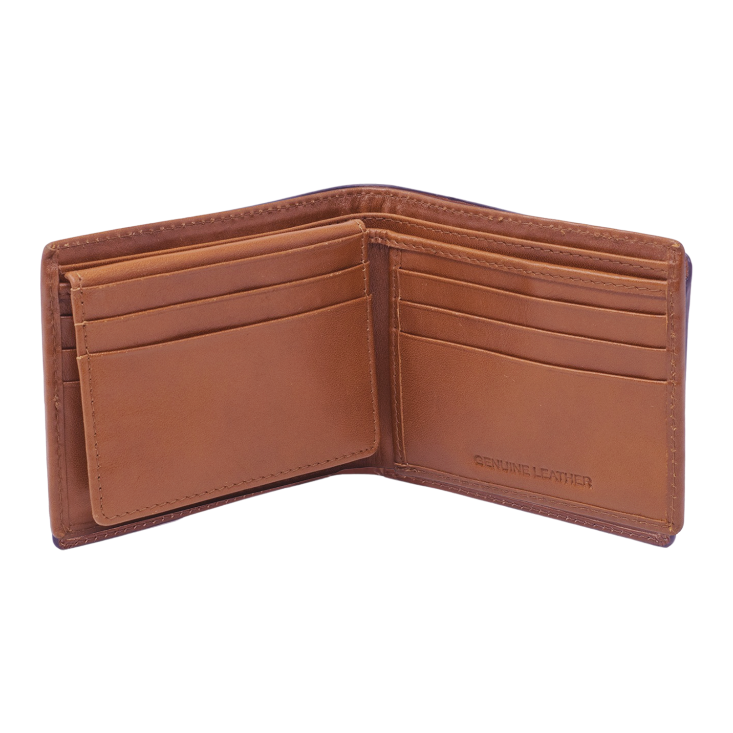 BRIDGE MEN'S PASSCASE WALLET - VINTAGE TAN