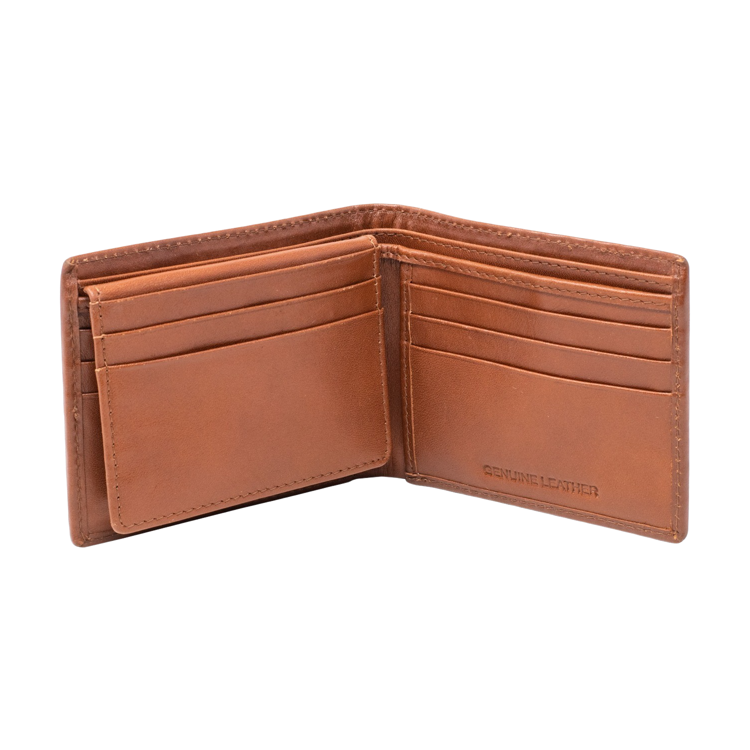 BRIDGE MEN'S WALLET - VINTAGE TAN