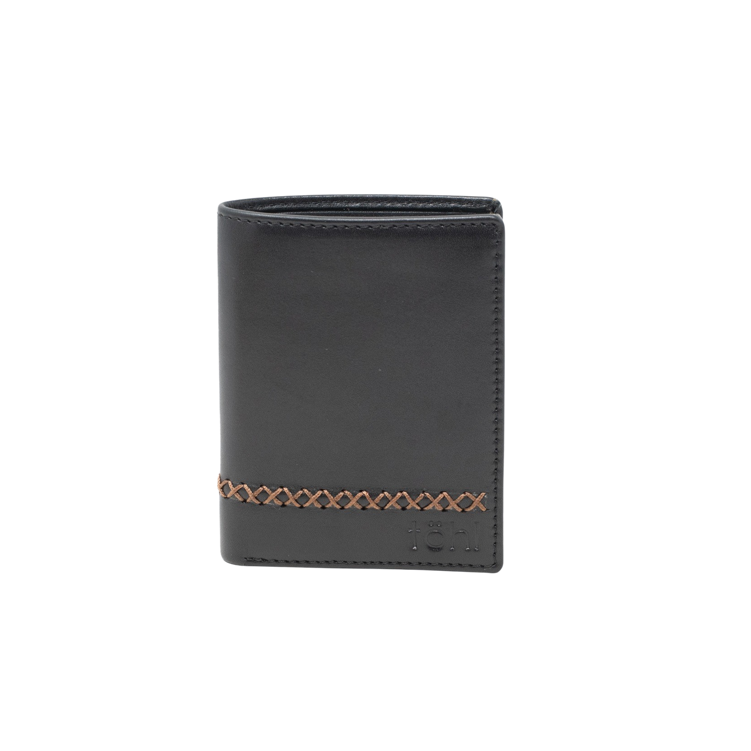 AIDEN TAN MEN'S WALLET - CHARCOAL BLACK