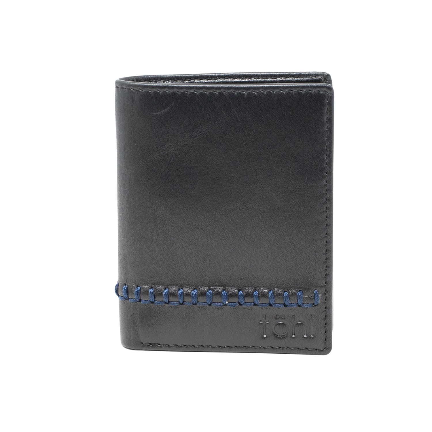 AIDEN NAVY MEN'S WALLET - CHARCOAL BLACK