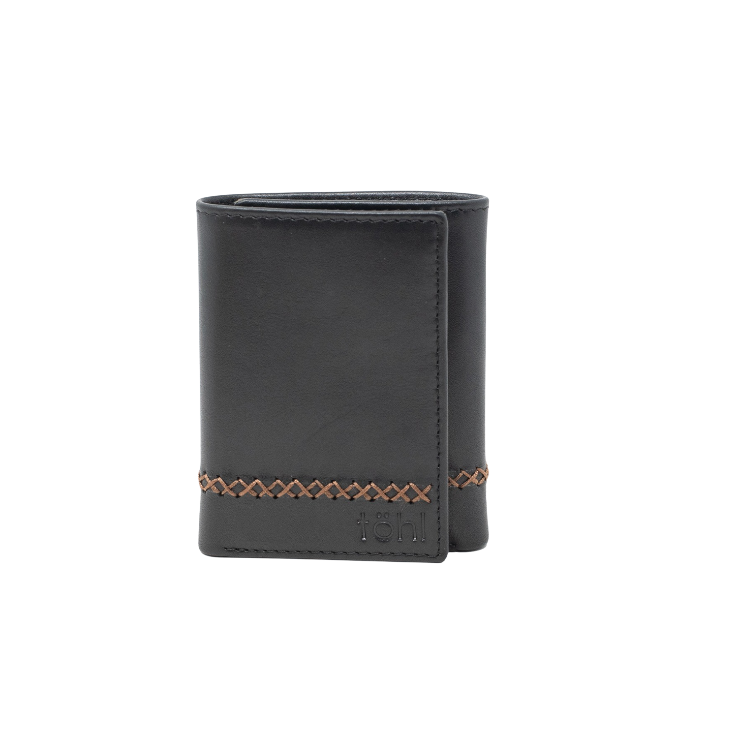 EZRA MEN'S WALLET - CHARCOAL BLACK