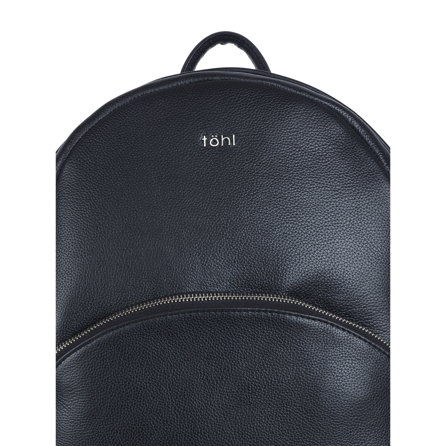 CHENA WOMEN'S ZIP THROUGH BACKPACK - CHARCOAL BLACK