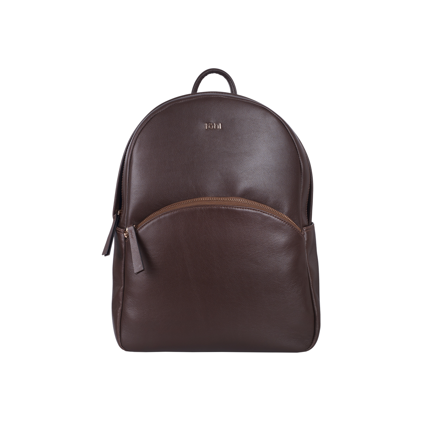 CHENA WOMEN'S ZIP THROUGH BACKPACK - CHOCO