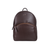 CHENA WOMEN'S ZIP THROUGH BACKPACK - CHOCO