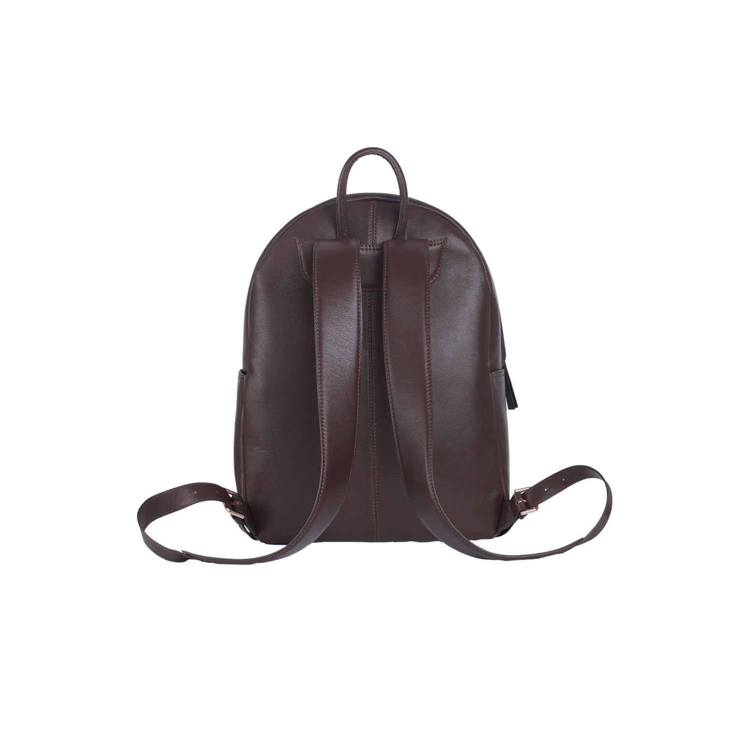 CHENA WOMEN'S ZIP THROUGH BACKPACK - CHOCO