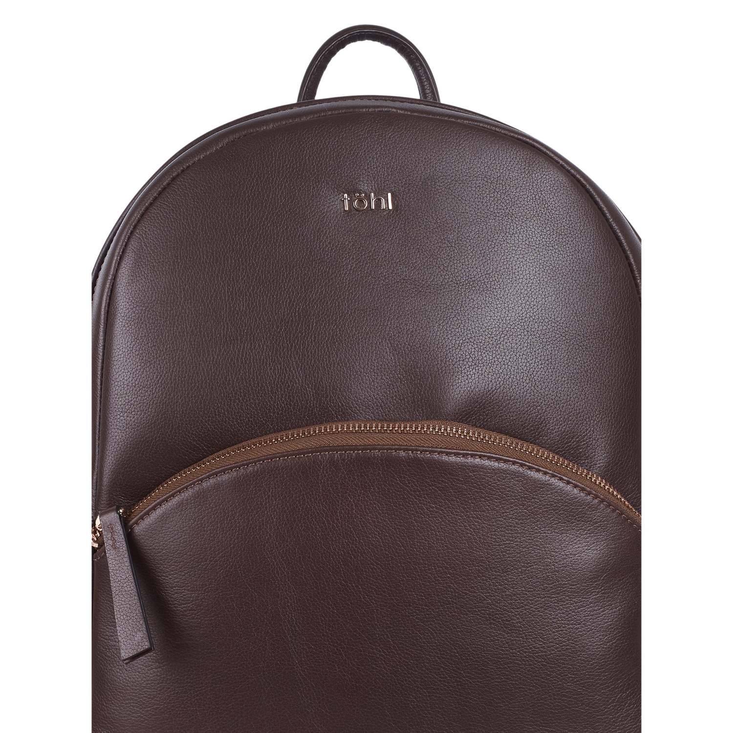 CHENA WOMEN'S ZIP THROUGH BACKPACK - CHOCO