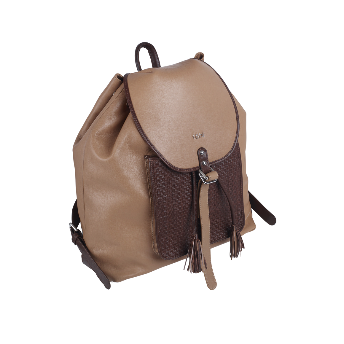 NAYARA WOMEN'S FLAP FRONT BACKPACK - NUDE